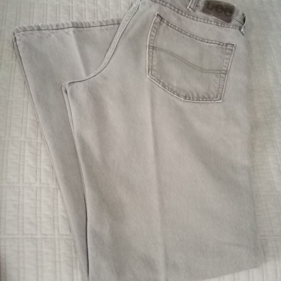 Lee Men's Regular Fit Straight Leg Jeans - Picture 1 of 6